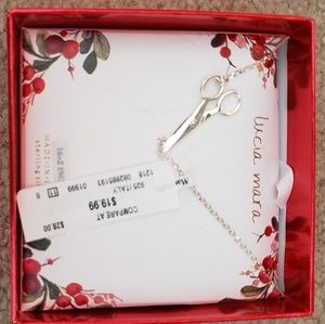 Quirky Lucia Mara necklace - scissors